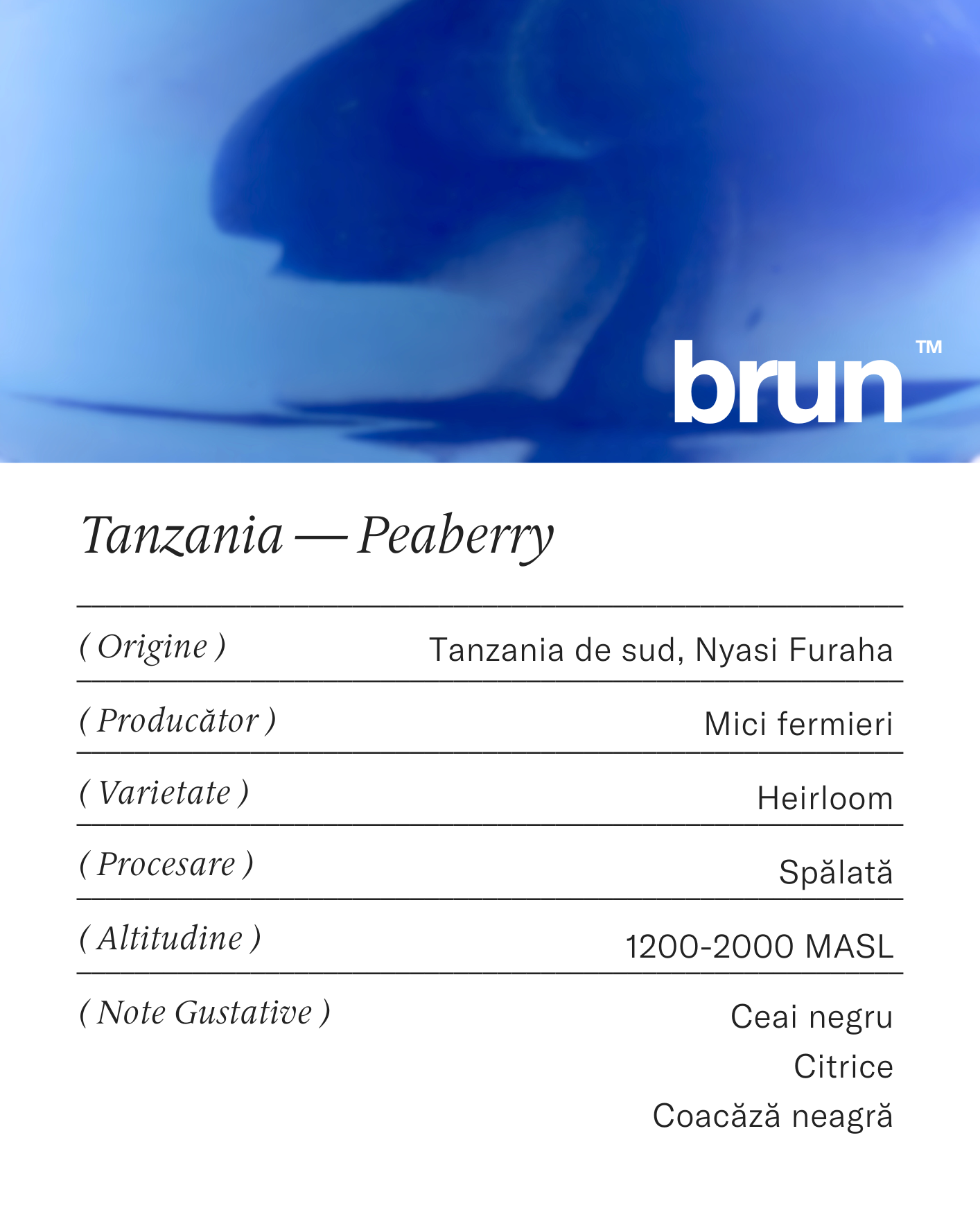 Tanzania — Peaberry