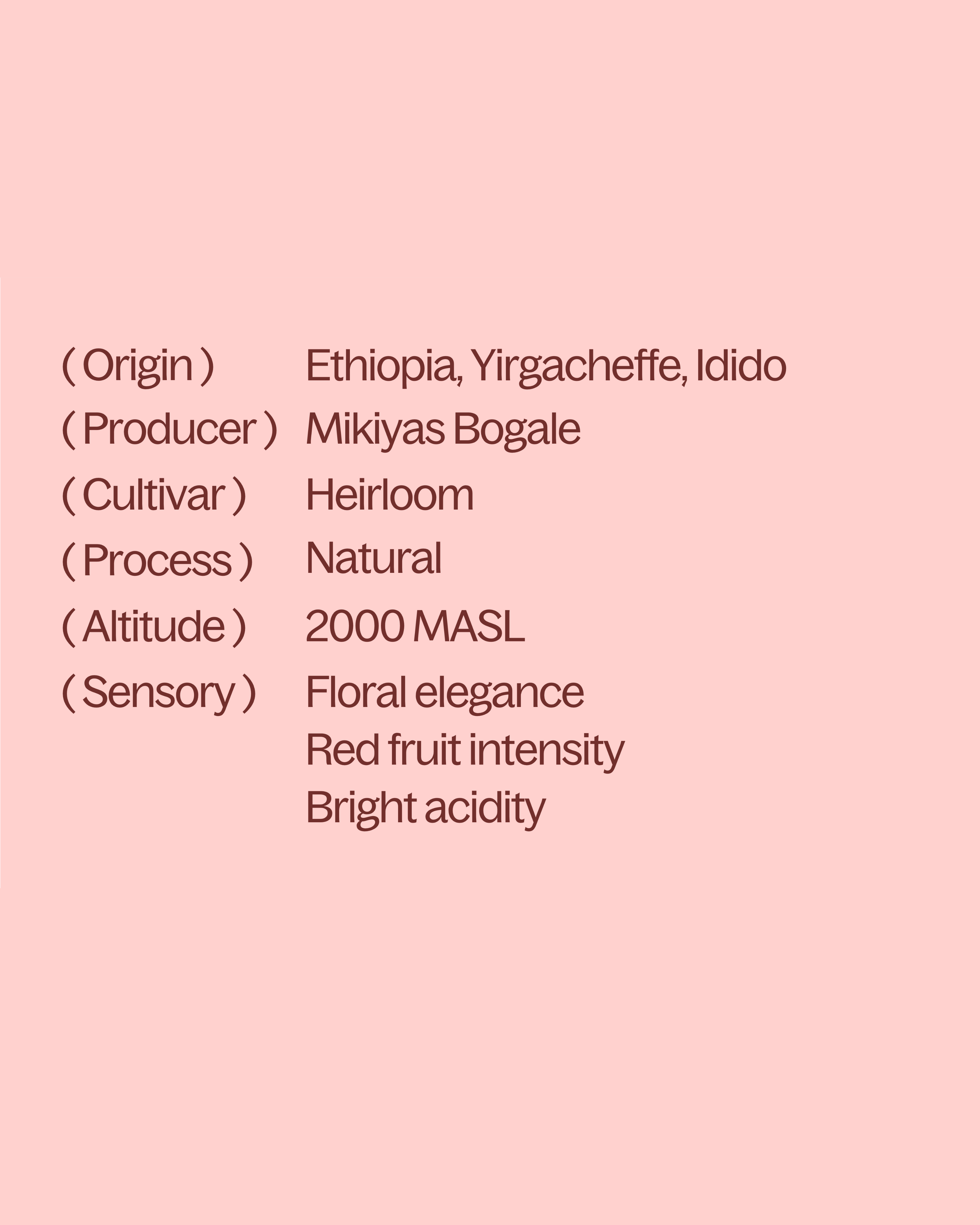 Ethiopia — Yirgacheffe Idido