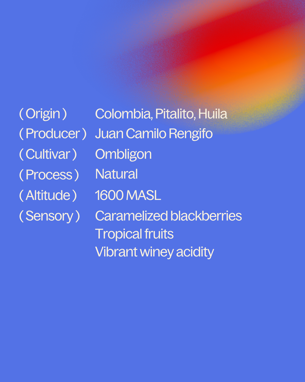 Colombia — Ombligon Natural